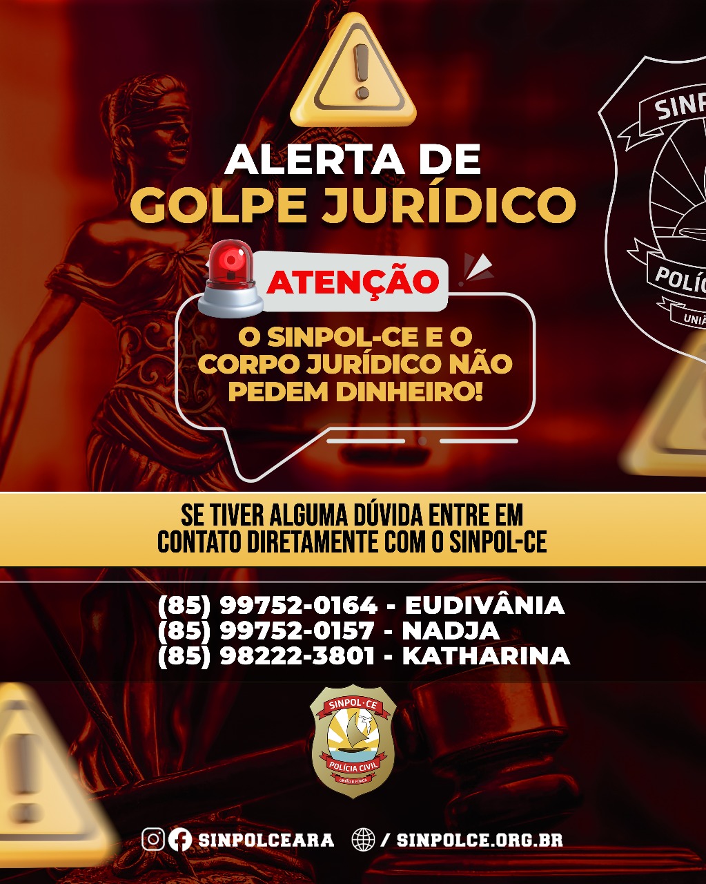 ALERTA DE GOLPE